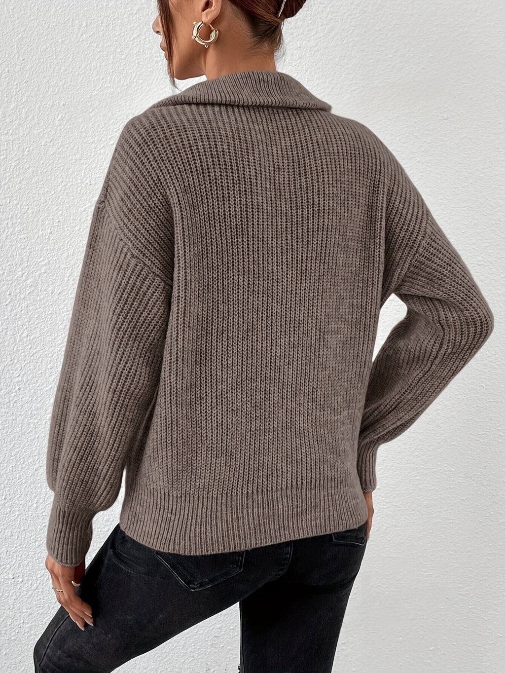 Martha | Half Zip Sweater