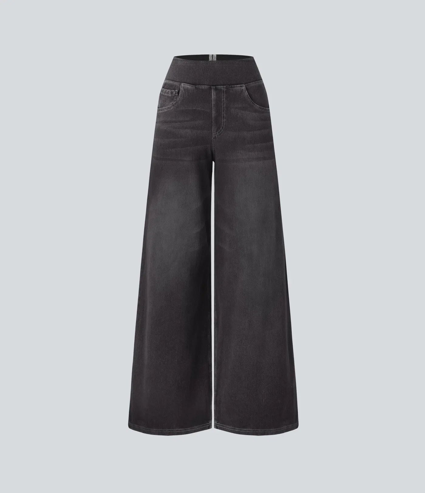 Evana | Elastische Broek Met Hoge Taille