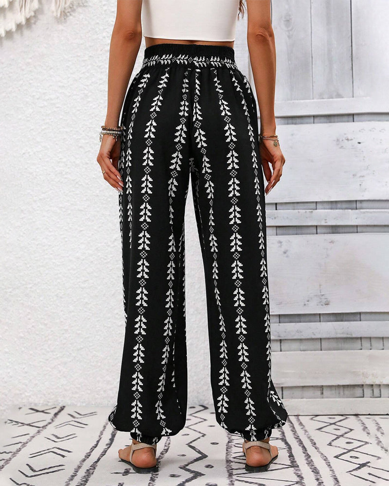 Leona | Broek Met Print