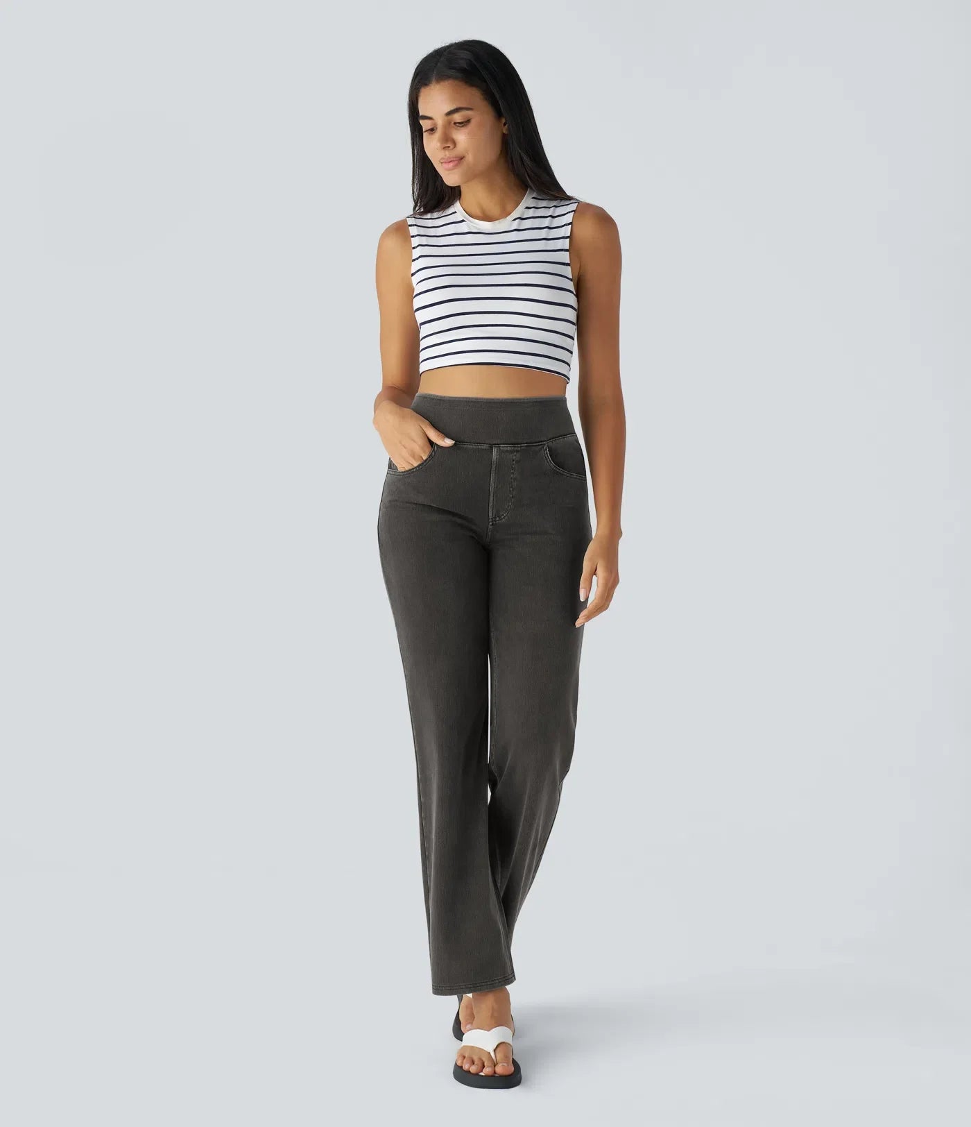 Isa | Elastische Broek