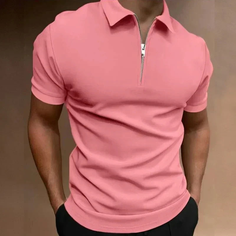 Ron | Polo Shirt met Rits