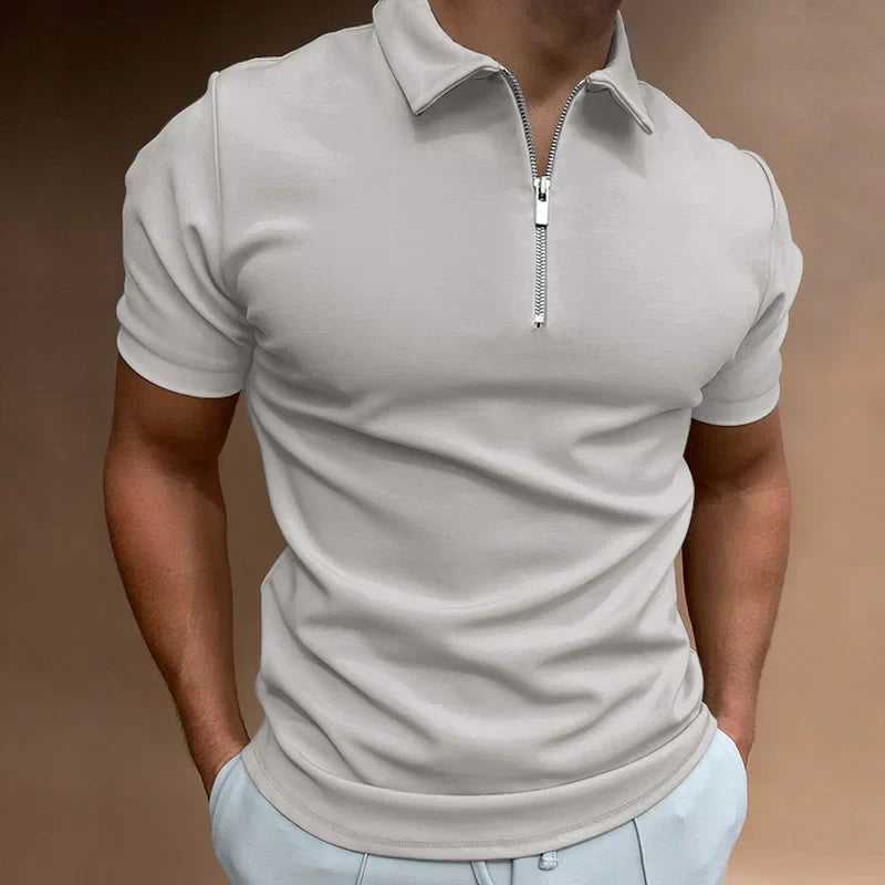 Ron | Polo Shirt met Rits
